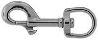 Swivel Eye Bolt Snap, Stainless